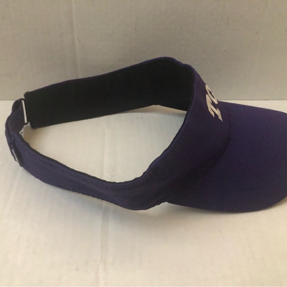 TCU Horned Frogs NIKE Visor Cap Hat Texas Christian University Purple Football! - Picture 10 of 11